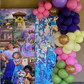 Lofaris Lovely Shimmer Wall Panels Sequins Glitter Backdrop for Bridal Shower Wedding